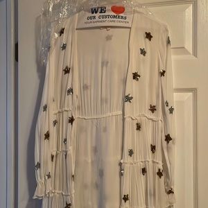 Rocco Sand full length dress/kimono size xsmall/small